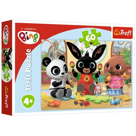 Puzzle Bing 60 el. W rytmie Binga Trefl 17342 Puzzle Bing 60 el. W rytmie Binga Trefl 17342