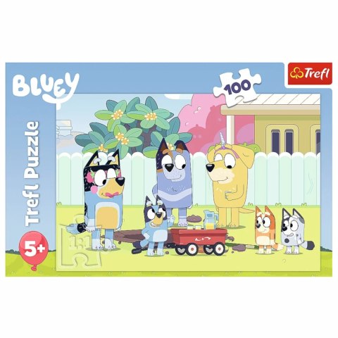 Puzzle Bluey Trefl 100 el. Wesoły świat Bluey 16471 Puzzle Bluey Trefl 100 el. Wesoły świat Bluey 16471