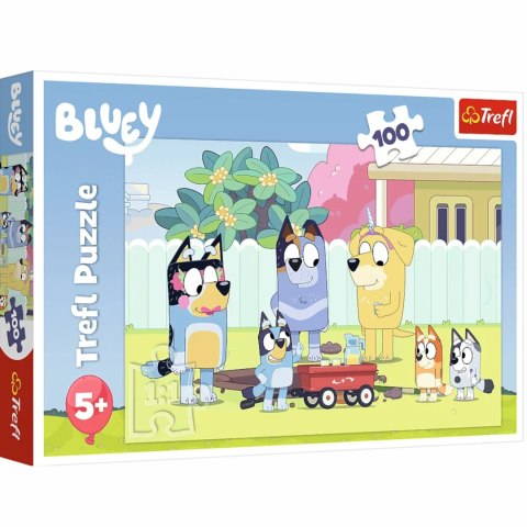 Puzzle Bluey Trefl 100 el. Wesoły świat Bluey 16471 Puzzle Bluey Trefl 100 el. Wesoły świat Bluey 16471