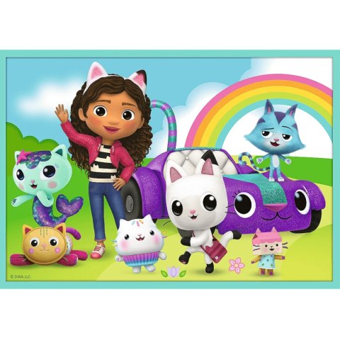 Puzzle Trefl Koci domek Gabi Puzzle 10w1 329 el. W świecie Gabi 96003 Puzzle Trefl Koci domek Gabi Puzzle 10w1 329 el. W świecie Gabi 96003
