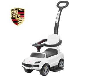 Jeździk Porsche Cayenne Milly Mally pchacz auto 3w1 rączka Biały