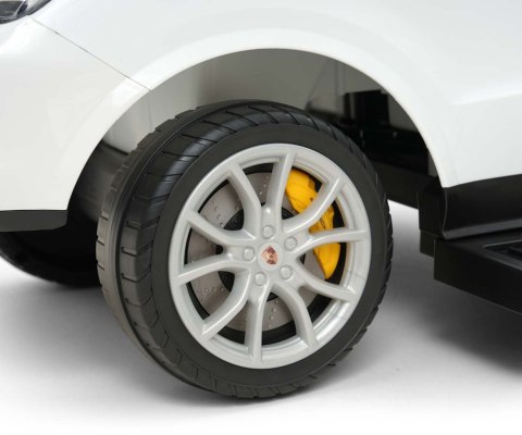 Jeździk Porsche Cayenne Milly Mally pchacz auto 3w1 rączka Biały