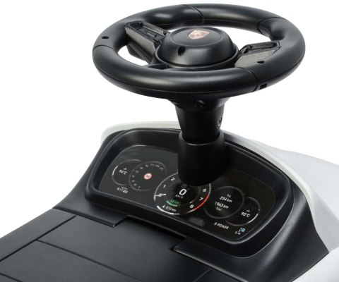 Jeździk Porsche Cayenne Milly Mally pchacz auto 3w1 rączka Biały