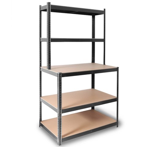 Regał metalowy warsztatowy 180x100x60 Humberg stół 825 kg MDF
