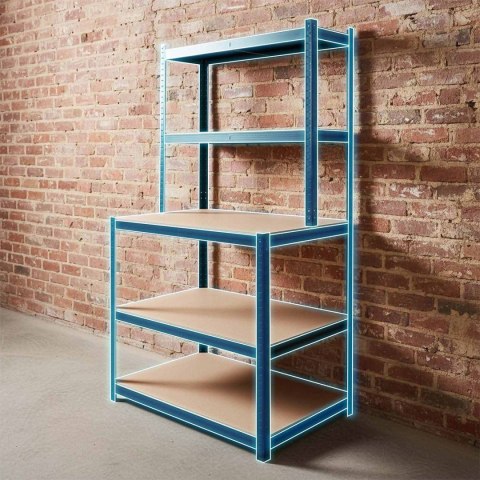Regał metalowy warsztatowy 180x100x60 Humberg stół 825 kg MDF