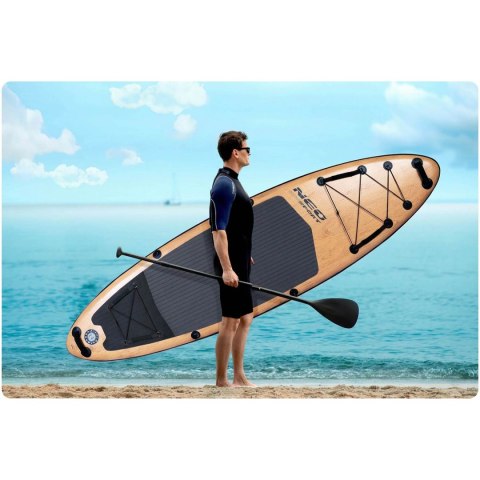 Deska SUP Aquasurf 320 x 84 x 15 cm pompowana zestaw wiosło plecak EVA