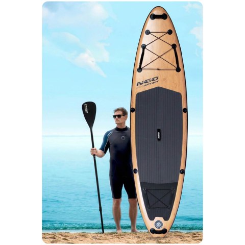 Deska SUP Aquasurf 320 x 84 x 15 cm pompowana zestaw wiosło plecak EVA