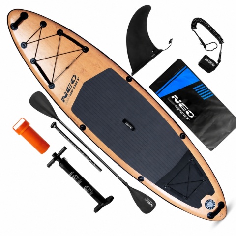 Deska SUP Aquasurf 320 x 84 x 15 cm pompowana zestaw wiosło plecak EVA