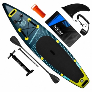 Deska SUP pompowana 350 x 81 x 15 cm Reefbreak paddle board zestaw 150 kg