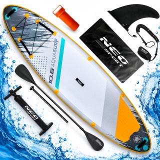 Deska SUP pompowana 320 x 84 x 15 cm Aquasurf paddle board 140 kg Neo