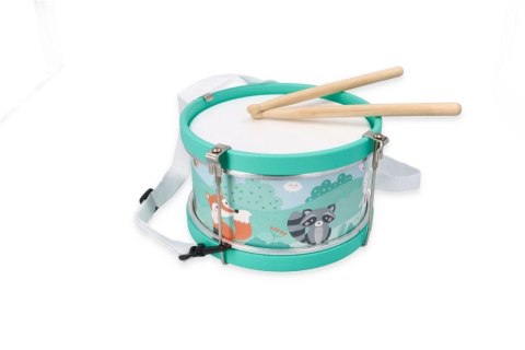 Bębenek Drewniany Dla Dziecka Leśne Zwierzęta Adam Toys 22 cm