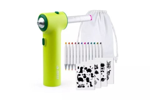 Airbrush Textile Zestaw Do Malowania Zdobienia Tkanin Aerograf Dla Dzieci