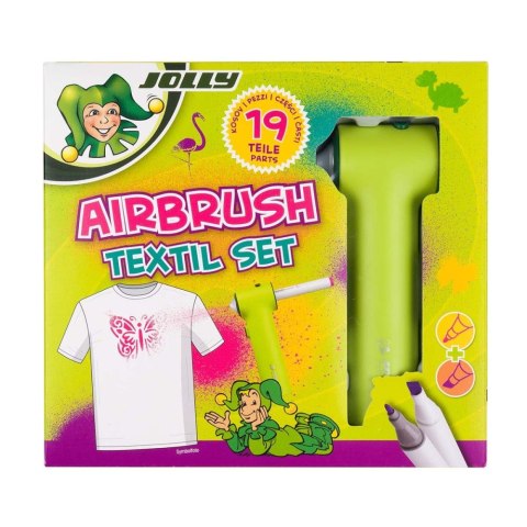 Airbrush Textile Zestaw Do Malowania Zdobienia Tkanin Aerograf Dla Dzieci