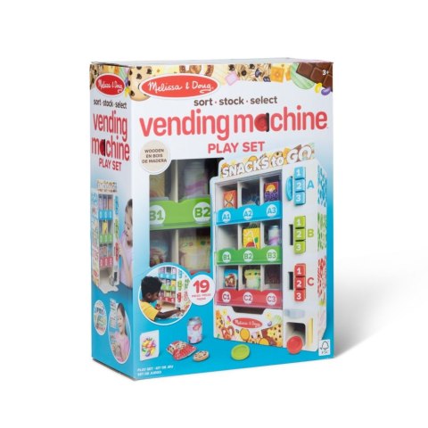 Automat z Przekąskami Drewniany Melissa Doug Snacks To Go 16 elementów