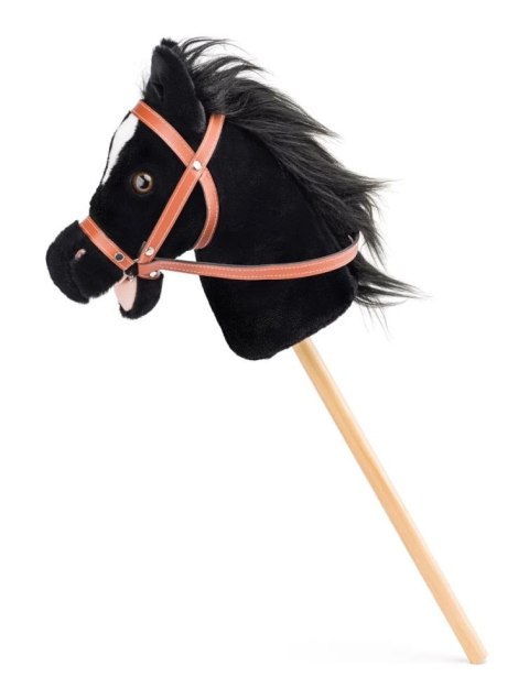 Hobby Horse Baron Czarny Koń na Patyku z Dźwiękiem Konik na Kiju