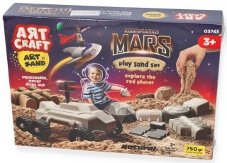 Piasek kinetyczny Misja Mars rakieta łazik kosmos zestaw 750 g