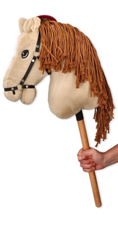 Hobby Horse Gracja Konik na Kiju Beżowo-Miodowy
