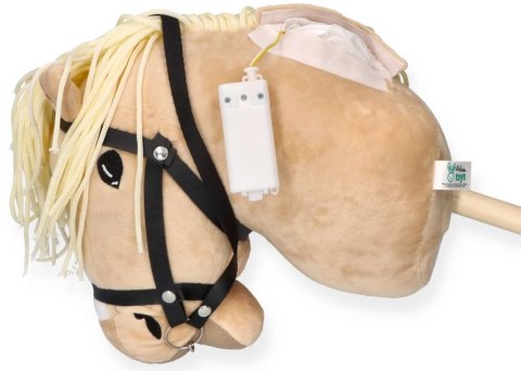 Hobby Horse Izabelek Koń na Patyku Pluszowy Konik Hobby Horsing 70 cm