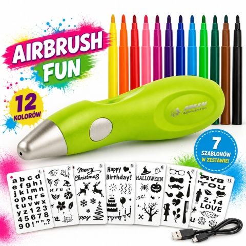 Airbrush Fun Długopis Do Malowania Aerograf Dla Dzieci Jolly