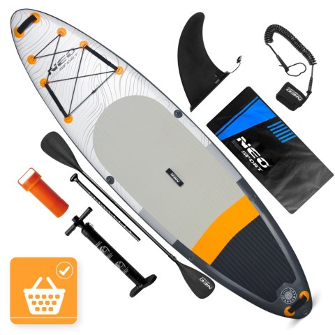 Deska SUP Neo-Sport Aquasurf 10.6 320 cm Zestaw Wiosło Pompka Leash