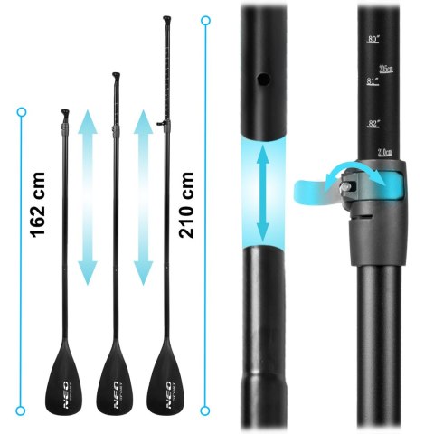 Deska SUP Neo-Sport Aquasurf 10.6 320 cm Zestaw Wiosło Pompka Leash