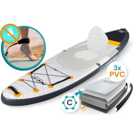 Deska SUP Neo-Sport Aquasurf 10.6 320 cm Zestaw Wiosło Pompka Leash