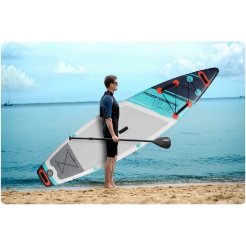 Deska SUP Reefbreak 350 cm Pompowana Zestaw Wiosło Pompka Leash