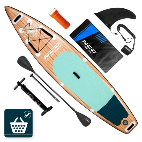 Deska SUP Neo-Sport Reefbreak 11.6 350 cm Do 150 kg Zestaw SUP brąz