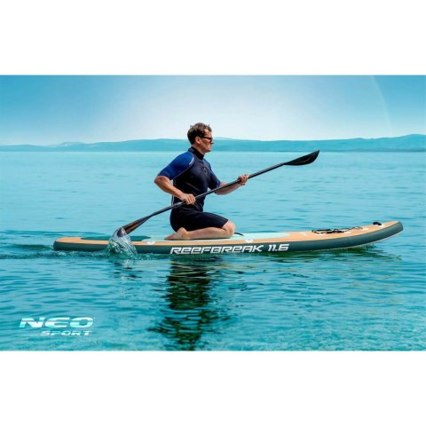 Deska SUP Neo-Sport Reefbreak 11.6 350 cm Do 150 kg Zestaw SUP brąz