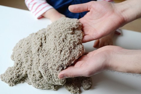 Piasek Kinetyczny 5 kg NaturSand Piaskownica Adam Toys Polska 3+