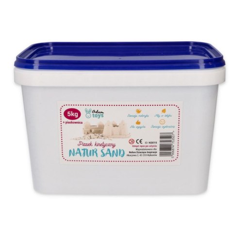 Piasek Kinetyczny 5 kg NaturSand Piaskownica Adam Toys Polska 3+