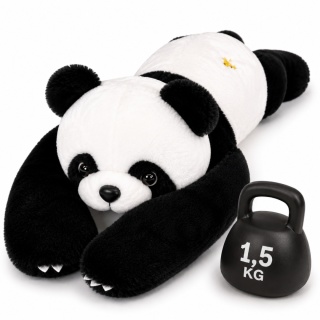 Pluszak Obciążeniowy Panda Sensoryczna Terapeutyczna 1,5kg 65cm