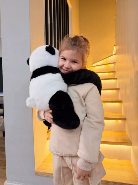 Pluszak Obciążeniowy Panda Sensoryczna Terapeutyczna 1kg 65cm