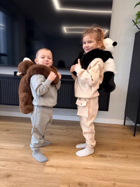 Pluszak Obciążeniowy Panda Sensoryczna Terapeutyczna 1kg 65cm