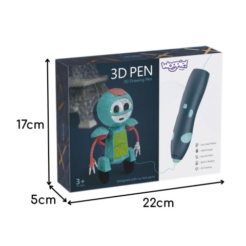 Długopis 3D Woopie Drukarka 3D Dla Dzieci Bezpieczny Wkład USB Szablony