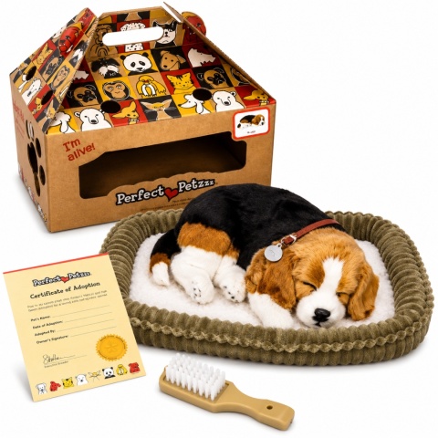 Oddychający Pies Beagle Perfect Petzzz Interaktywny Szczeniaczek