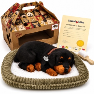 Oddychający Piesek Rottweiler Perfect Petzzz Interaktywna Maskotka Szczeniaczek