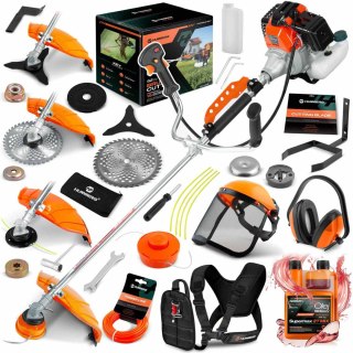Kosa spalinowa Humberg HM-613 52cc 1500W Podkaszarka Wykaszarka Zestaw