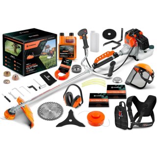 Kosa spalinowa Humberg HM-613 52cc 1500W Podkaszarka Wykaszarka Zestaw