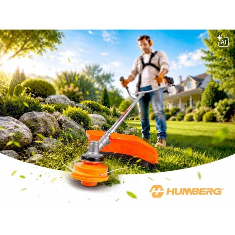 Kosa spalinowa Humberg HM-613 52cc 1500W Podkaszarka Wykaszarka Zestaw