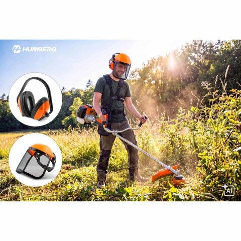 Kosa spalinowa Humberg HM-613 52cc 1500W Podkaszarka Wykaszarka Zestaw
