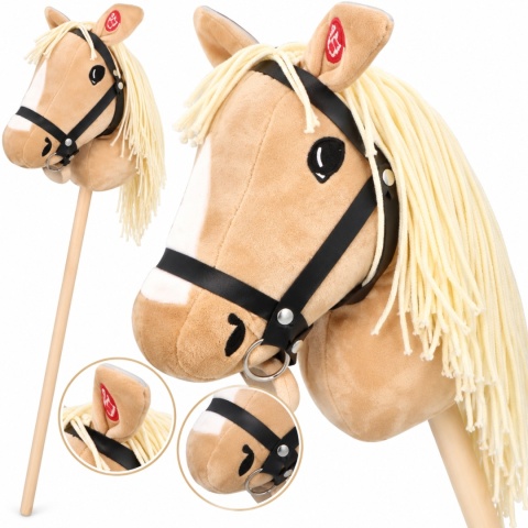 Hobby Horse Izabelek Koń na Patyku Pluszowy Konik Hobby Horsing 70 cm