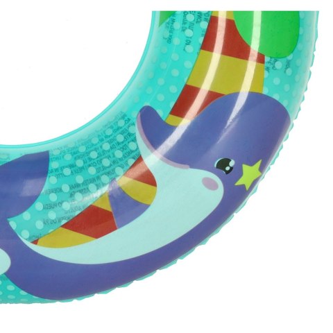 Kółko do pływania koło dmuchane kółko plażowe delfin 60 kg BESTWAY 36113 51 cm