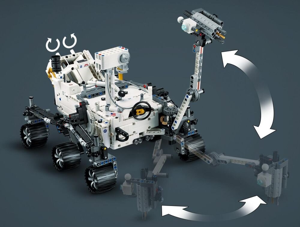 LEGO Technic NASA Mars Rover Perseverance 42158 klocki elementy zabawa łączenie figurki akcesoria figurka zestaw